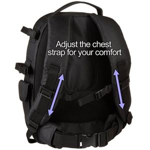 BSCI Factory <b>Camera</b> <b>Backpack</b>, DSLR SLR <b>Camera</b> Bag Fits up to 13.3 4Inch Laptop Water Resistant with Rain Cover - Product Image 5