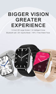 HD11 1.9inch Big Screen Smart Watch AI Voice Assistant NFC BT Call Fitness Sport Features IPS Alarm Clock <b>Remote</b> <b>Control</b> - Product Image 4