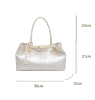 Sac à main de luxe pour femme, marques célèbres, style coréen, durable, avec boutons et rivets, sac fourre-tout décontracté à bandoulière, sac sous le bras