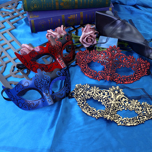 Máscara de Encaje Grueso Pintada para Parejas, Cubre Ojos, para Fiestas y Bailes de Máscaras, para Hombres y Mujeres - Product Image 2