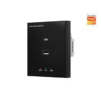 Gateway de Pared Multimodo Tuya Zigbee 3.0 BLE Mesh, Hub Inteligente para el Hogar, Tipo 86, Montaje en Pared, con Puerto USB Tipo-C
