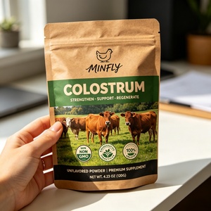 Bolsa de Papel Kraft Biodegradable con Recubrimiento de PLA Sostenible, con Logotipo Personalizado, Bolsa Compostable para Alimentos con Cierre, Impresión Digital para Proteínas - Product Image 4