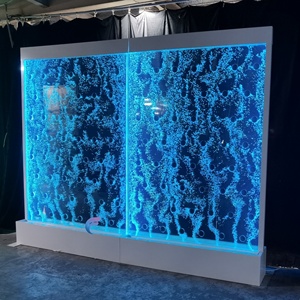 Pantalla decorativa de pared con cascada de acrílico LED, separador de ambientes con burbujas de agua danzantes. - Product Image 1