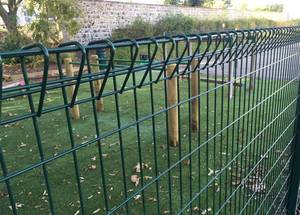 Clôture <span class=keywords><strong>de</strong></span> jardin à enroulement en métal galvanisé thermolaqué à prix avantageux, hauteur 6 pieds, grillage BRC, barrière <span class=keywords><strong>de</strong></span> protection 3D - Product Image 3