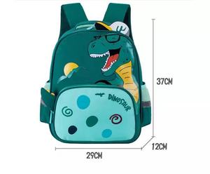 Mochila para niños Patrón de dinosaurio de dibujos animados Mochila para niños Mochila escolar para niños y niñas - Product Image 3