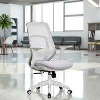 Chaise de bureau moderne en maille avec accoudoirs mobiles 3D, pivotante, confortable, bon marché, pour hommes, avec système de levage à gaz