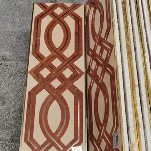 Bằng tia nước đá cẩm thạch thiết kế foor Pattern phòng tắm Gạch Mosaic