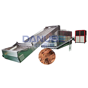 Secador de Banda Transportadora Continua OEM para el Procesamiento de Filamentos de Cáscara de Coco y Secado de Fibra de Palma - Product Image 1