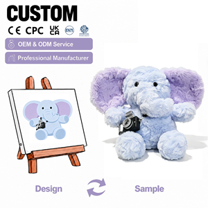 Promotion : Jouets en peluche personnalisés avec logo, animaux mignons en gros, poupées en coton PP personnalisables pour enfants - Product Image 4