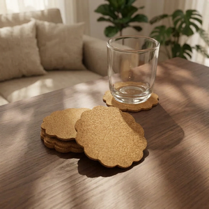 Juego de Posavasos con Diseño Floral Decorativo, Seis Piezas, para Mesas Modernas, Hecho en Indonesia - Product Image 2