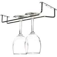 Support de rangement pour verres à pied sous l'armoire personnalisé de haute qualité Support pour verres à vin Support pour bar Cuisine Porte-gobelet en métal