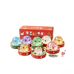Wholesale <b>Christmas</b> Dumpling Squishy Toy Blind <b>Box</b>, Glitter Stress Relief Squeeze Balls <b>Christmas</b> Squishy Toys - Product Image 5