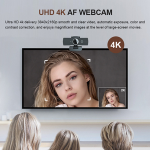 USB 网络摄像头 H500 4K 30fps 自动对焦，内置 CMOS 传感器麦克风，适用于笔记本电脑 - Product Image 3