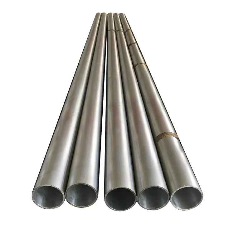 Tubo de tubería de sistemas de aire comprimido industrial de aleación de aluminio estirado en frío sin costuras de 12 14 16 pulgadas