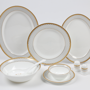 Veweet — <span class=keywords><strong>Service</strong></span> de table de luxe moderne 18 pièces, ensemble de vaisselle de maison, <span class=keywords><strong>Service</strong></span> de pâtes aux céréales, opale, bol, assiettes, pour 4 - Product Image 5