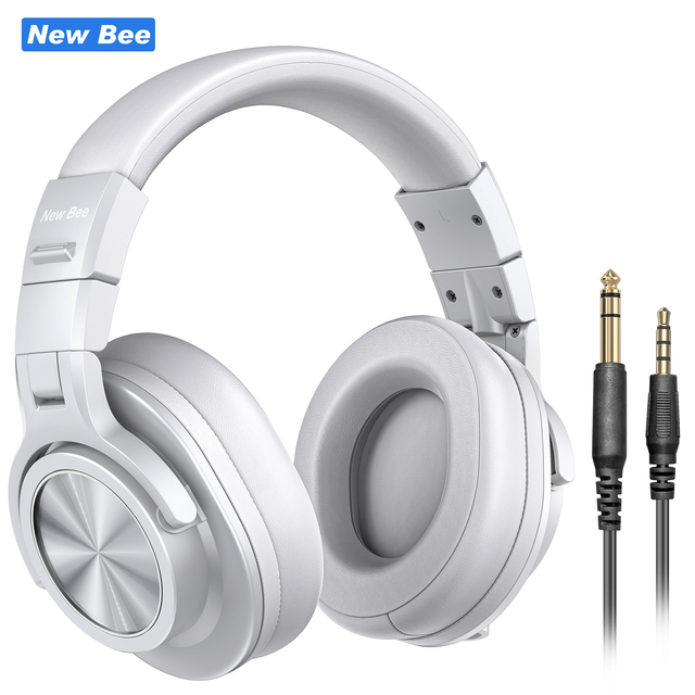 Fast Delivery 3.5mm 6.35mm Silver Studio Monitor Headphones for Recording Music Wired Headphones with 50mm Driver