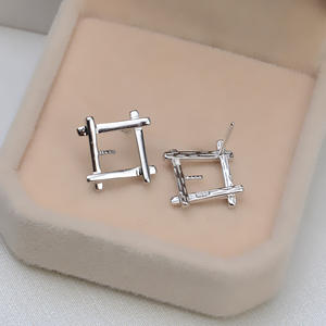 อุปกรณ์ตกแต่งขนตาเงินแท้ S925 พร้อมไข่มุก 10.3 มม. ฐานเปล่าสำหรับทำต่างหู DIY  อะไหล่เครื่องประดับเงิน รุ่น 5405 - Product Image 3