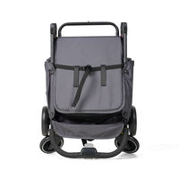 Poussette bébé pliable en alliage d'aluminium léger, système de voyage pour avion, design compact et portable, capacité de charge de 20 kg