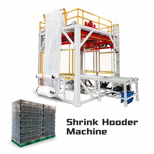 Machine d'emballage sous film rétractable automatique pour palettes, emballage de blocs de briques empilés sur palette - Product Image 5