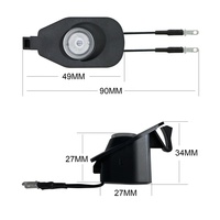 Neues 5W LED-Logo-Licht für FORD MUSTANG Auto-Teppichbeleuchtung mit Rückspiegelprojektion 12V Zubehör