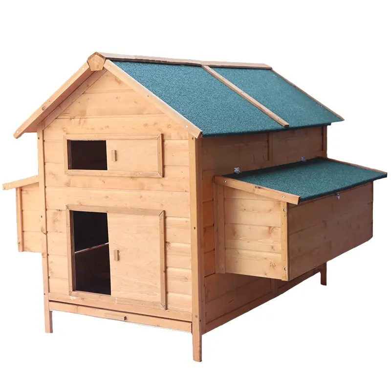 Jaalexa gaiolas de galinha, luxo, 2 camadas, gaiolas de galinha, exterior, de madeira, para uso em casa