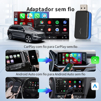 Vente en gros 5GHz WiFi universel Smart filaire vers adaptateur CarPlay sans fil OEM ODM Android Auto Dongle pour voitures Apple CarPlay