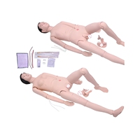 Mannequin d'entraînement multifonctionnel pour soins aux personnes bisexuelles, modèle d'enseignement médical en PVC, certifié CE ISO pour les compétences cliniques en milieu hospitalier et scolaire