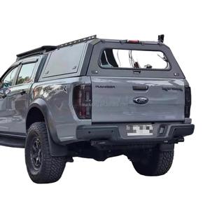 Capote en aluminium 4x4 noire pour pick-up <span class=keywords><strong>Ford</strong></span> <span class=keywords><strong>Ranger</strong></span>/Raptor T6/T7/T8, hardtop pour camionnettes, coque de camping anti-poussière - Product Image 4