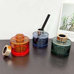 ขวดแก้วกระจายกลิ่นพร้อมฝาเกลียวขวดแก้วแบบก้านกกมีกลิ่นหอมสดชื่นอากาศเย็น150มล. เปล่า <span class=keywords><strong>Jo</strong></span> Malon สีน้ำเงิน - Product Image 3