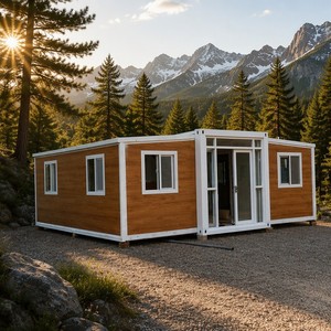 Casa Contenedor Prefabricada Expandible de Lujo SUNRISE de 20/40 pies, Plegable, Modular, Lista para Energía Solar, Solución Llave en Mano para Resorts - Product Image 1