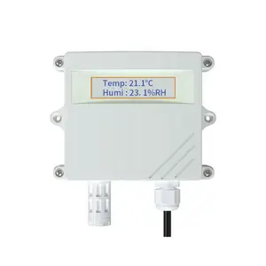 温湿度传感器485农业温室养殖壁挂室内空气湿度变送器4-20ma输出