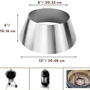 12inch <strong>BBQ</strong> Vortex Designed for <strong>Kettle</strong> <strong>BBQ</strong> 8 Inch <strong>BBQ</strong> Whirlpool <strong>Kettle</strong> <strong>Charcoal</strong> Grill Accessories - Product Image 2