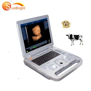 Veterinaire Volledige Digitale Draagbare Dierenarts Ultrasound Ultrasone Echo Scanner Met Dier Rectale Sonde