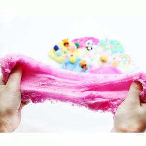 Cute Animal Mix Color Silk Slime <b>Toys</b> <b>Panda</b> Mud Stress Relief Cotton Clay Slime - Product Image 3