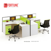 Produk baru desain Modern Panel komputer kantor Cubicle Workstation desain produsen kubus