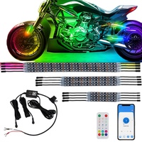 Kit de Luces LED Decorativas para Motocicleta, Tira de Luces para Decoración de Motos Personalizadas