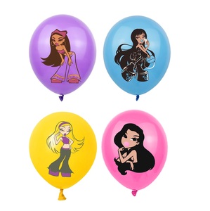 <span class=keywords><strong>Kit</strong></span> de décorations pour fête d'<span class=keywords><strong>anniversaire</strong></span> de poupée Bratz avec bannière, ballons, décorations de gâteau, fournitures pour célébration sur le thème des adolescentes - Product Image 6