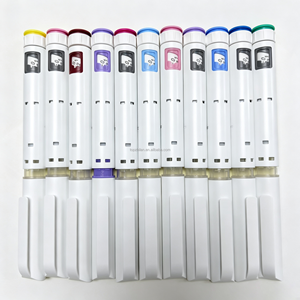 60 Unit Disposable Plastic Injection <b>Pen</b> Dual Chamber <b>Pen</b> Injector Single Use Fixed Dose Dry Wet Separation Dosing Device - Product Image 1