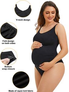 Оптовая продажа, Одежда для беременных без рукавов, боди с V-образным вырезом, Корректирующее белье, боди для беременных женщин - Product Image 2