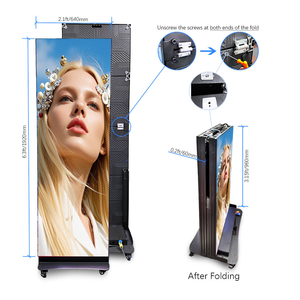 Display LED P2.5 Pieghevole Collegabile a Due Lati Portatile per Interni ed Esterni per Centri Commerciali Negozi al Dettaglio Aree Commerciali - Product Image 2