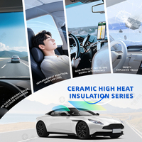 Échantillon Gratuit Film Solaire Automobile Nano Céramique pour Vitres de Voiture Anti-Rayures Ultra Transparent 99% Rejet UV 92% Isolation Thermique