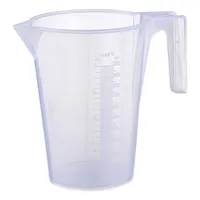 Measuring Large, Plastic Measuring Jug 600ml Large Beaker Measuring Cups  Graduated Jugs Measuring Jars for Cold Water Ice Tea Juice Beer Milk