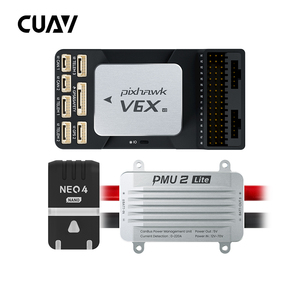 CUAV Pixhawk V6X V2 ชุดควบคุมการบินและโมดูลนาโน GNSS 4 ตัว พร้อมรูปแบบขนาดเล็กและรองรับ Multi GNSS สำหรับ UAV - Product Image 2