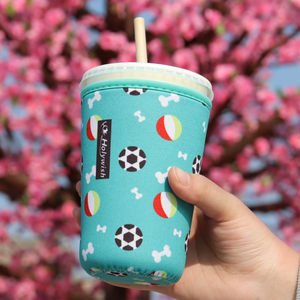 غطاء عازل من النيوبرين قابل لإعادة الاستخدام لأكواب القهوة المثلجة 3 أحجام أكمام قهوة للمشروبات الساخنة المثلجة مبرد المشروبات الباردة - Product Image 2