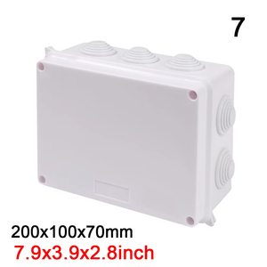 Boîtier <span class=keywords><strong>de</strong></span> jonction étanche IP65, boîte <span class=keywords><strong>de</strong></span> dérivation <span class=keywords><strong>de</strong></span> câbles, séparateur <span class=keywords><strong>de</strong></span> fils électriques <span class=keywords><strong>avec</strong></span> bouchon en caoutchouc pour projets <span class=keywords><strong>de</strong></span> bricolage en extérieur - Product Image 2