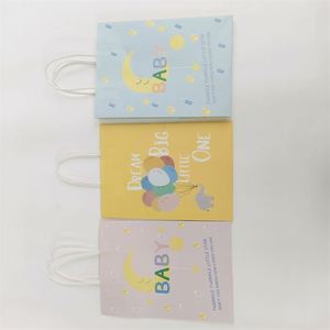 Sacs cadeaux en papier pour baby shower, petits, en vrac, 16*8*22cm - Product Image 6