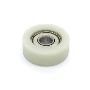 ผู้ผลิตจัดหาลูกกลิ้งพลาสติกแบบแบน 607ZZ สำหรับประตูไฟฟ้าเคลื่อนที่ ขนาด 7*26*10 มม. พร้อมลูกปืนและเคลือบยาง - Product Image 2