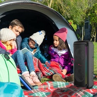 Nouveau Subwoofer ABS-6207 – Enceinte Portable Sans Fil pour Fêtes en Extérieur et à Domicile, Idéale pour le Karaoké