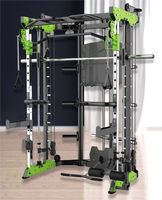Equipo de fitness deportivo pecho mosca remo cuclillas estante multifuncional gimnasio Smith máquina