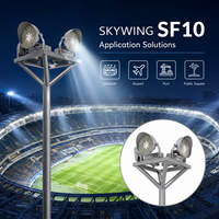 Projecteur LED de stade 400W-1200W IP66, éclairage sportif à mât haut avec une efficacité de 150 Lm/W